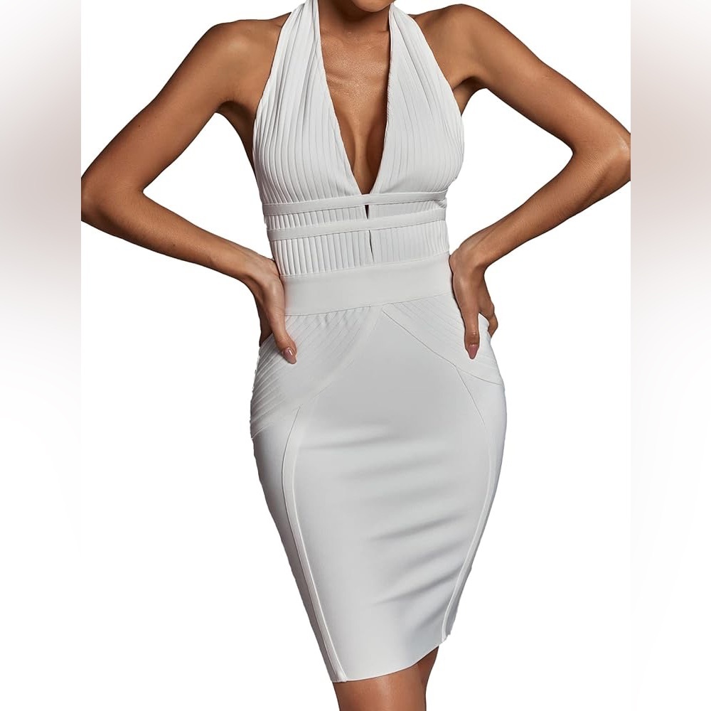 Chic Backless White Dress